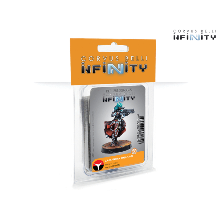Figurine de Cassandra Kusanagi avec Spitfire pour Infinity the Game (Corvus)