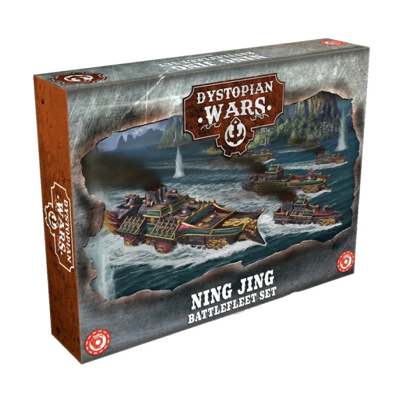 Dystopian Wars - Ning Jing Battlefleet Set