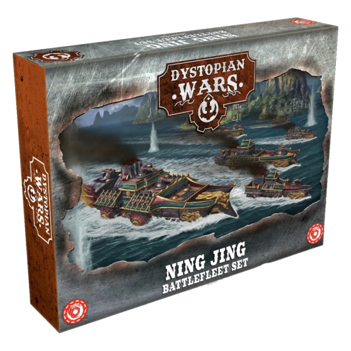 Figurines de la Nin Jing Battlefleet Set de l'Empire à Dystopian Wars