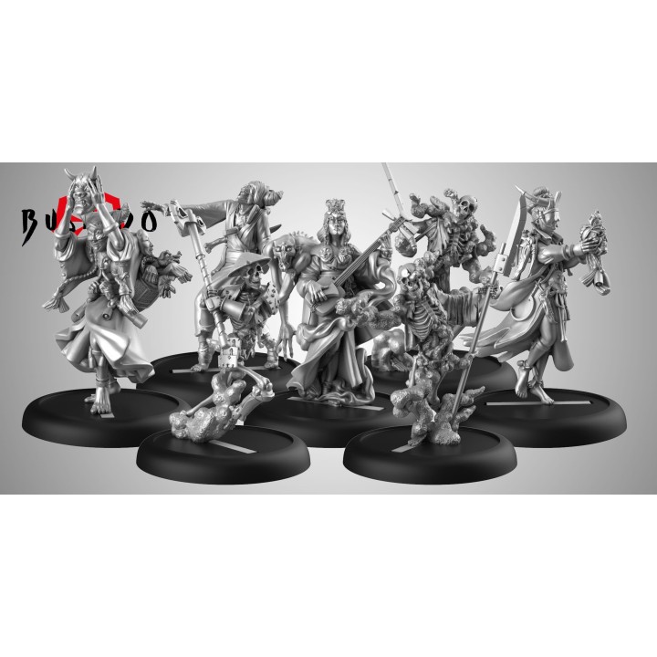 Set de Figurines des Yutas de Yurei pour Bushido (GCT Studios)
