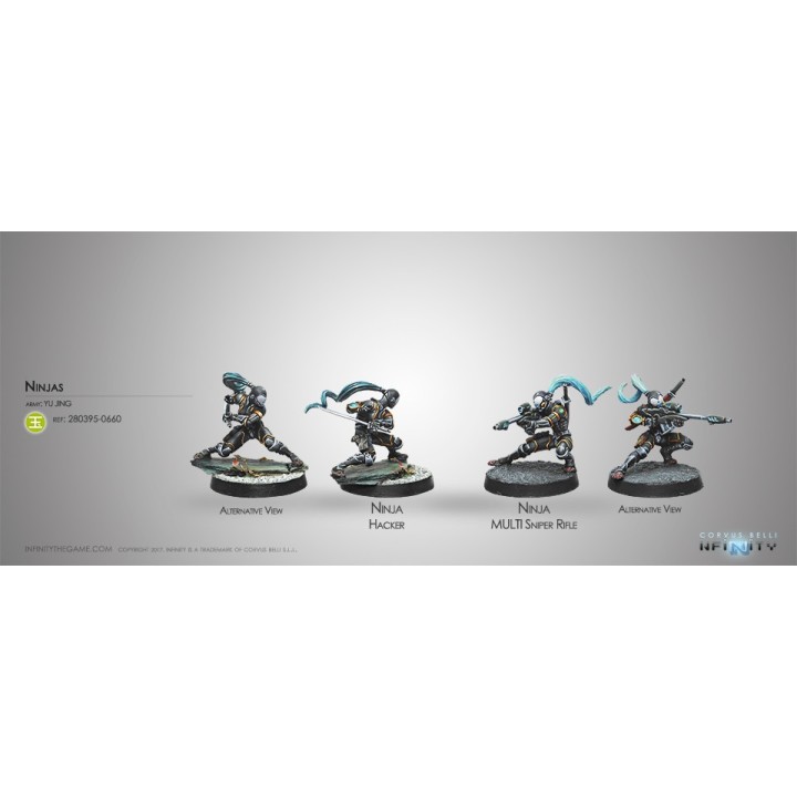 Infinity (Corvus Belli) - Ninjas (MULTI Sniper/Hacker)