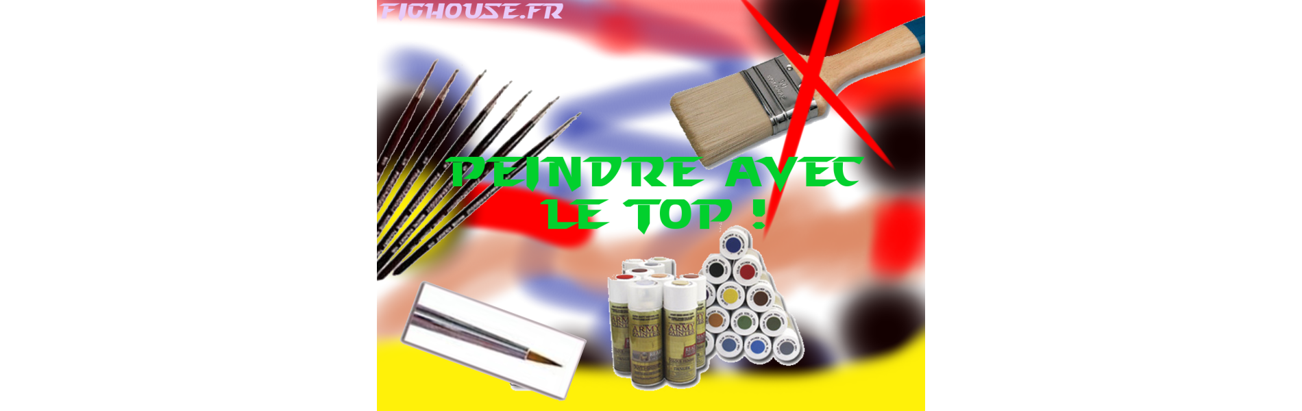 Peinture pour figurines et Hobby